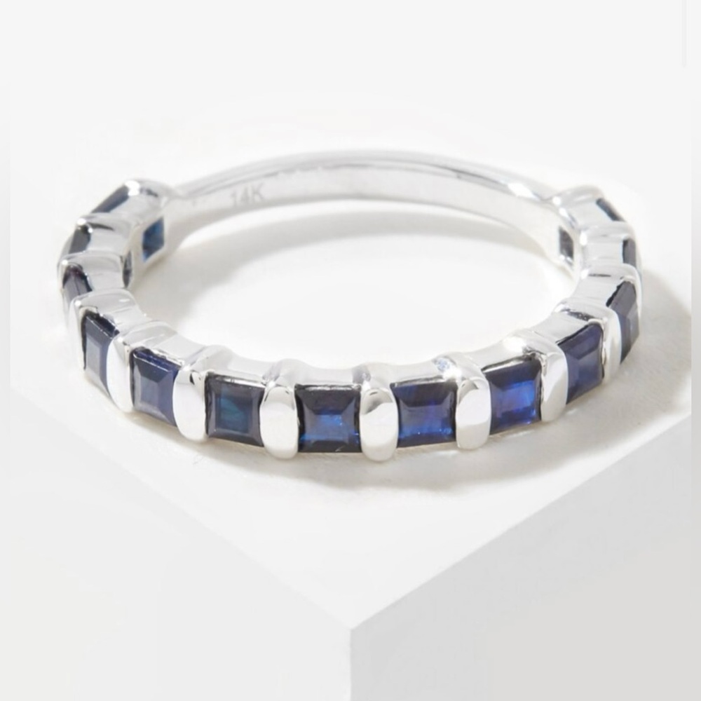 🔹 BLUE SAPPHIRE 🔹 14K Gold Blue Sapphire Gemstone Ring - Size 7